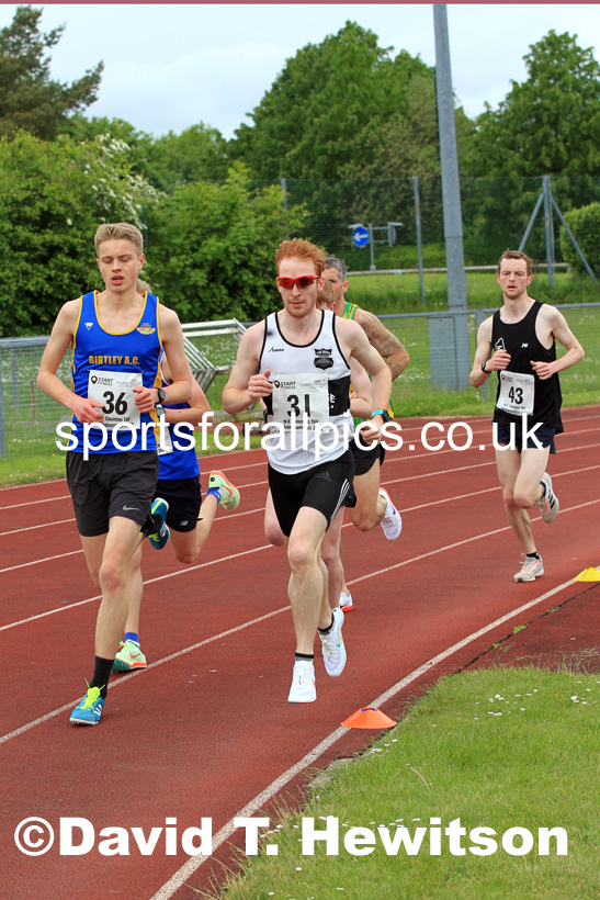 2022 North Eastern Counties AA 10000 metres Champs., Chester le Street, Sat,. May 21st. Photo: David T. Hewitson/Sports for All Pics